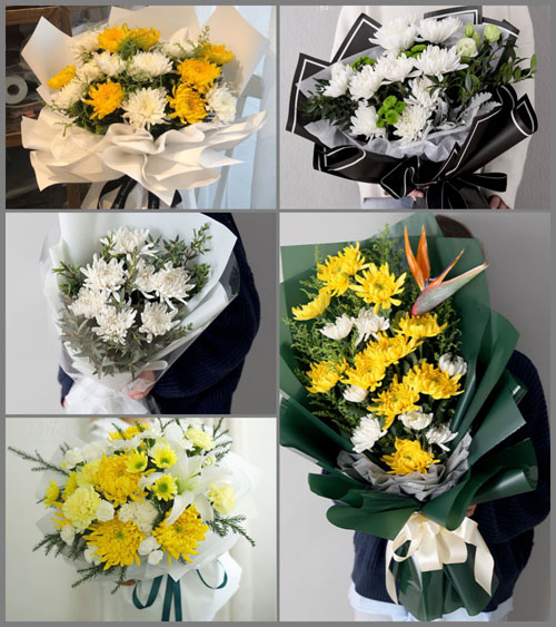 贵州毕节市金沙县化觉镇白事花束代送